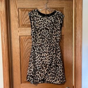 H&M cheetah print dress size 4